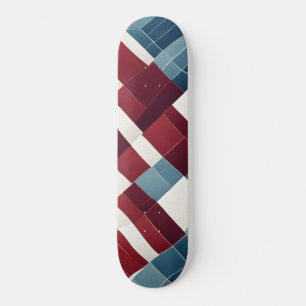 Maroon und blauer Hintergrund mit Texturen Skateboard