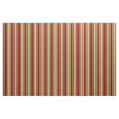 Maroon und Dark Khaki Lines Pattern Stoff (Fat Quarter (45,7 x 55,9 cm))