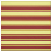 Maroon und gelbe farbige Linien Stoff (Muster)