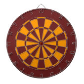 Maroon und Gold Dartscheibe (vorne)