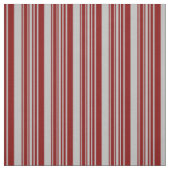 Maroon und Graufarbene Streifen/Linke Muster Stoff (Muster)