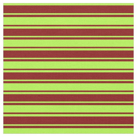Maroon und hellgrüne Linien Stoff (Nahaufnahme)