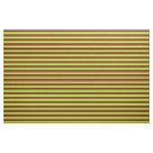 Maroon und hellgrüne Linien Stoff (Fat Quarter (45,7 x 55,9 cm))
