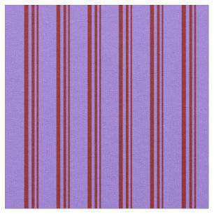 Maroon und Lila Linienmuster Stoff