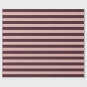 Maroon und rosa Streifen Geschenkpapier (Flach)