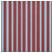 Maroon und Sky Blue Stripes Stoff (Muster)