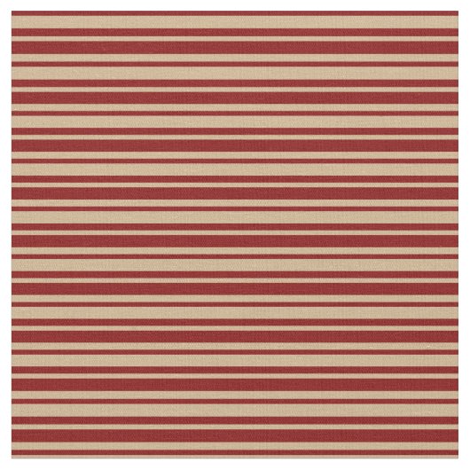 Maroon und Tan farbiges Muster Stoff (Nahaufnahme)