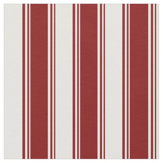 Maroon und weiße Streifen Stoff (Nahaufnahme)