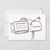 Maroon unsere neue E-Mail-Adresse bewegen (Vorderseite)