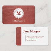 Maroon Visitenkarte (Vorne/Hinten)