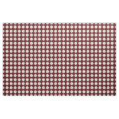 Maroon Volleyball Holzfußboden Gemustert Stoff (Fat Quarter (45,7 x 55,9 cm))
