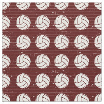 Maroon Volleyball Holzfußboden Gemustert