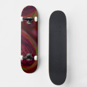 Maroon Wave Skateboard (Vorderseite)