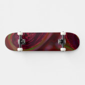 Maroon Wave Skateboard (Horizontal)