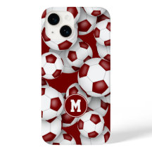 Maroon White Football-Mannschaft färbt Sportmuster