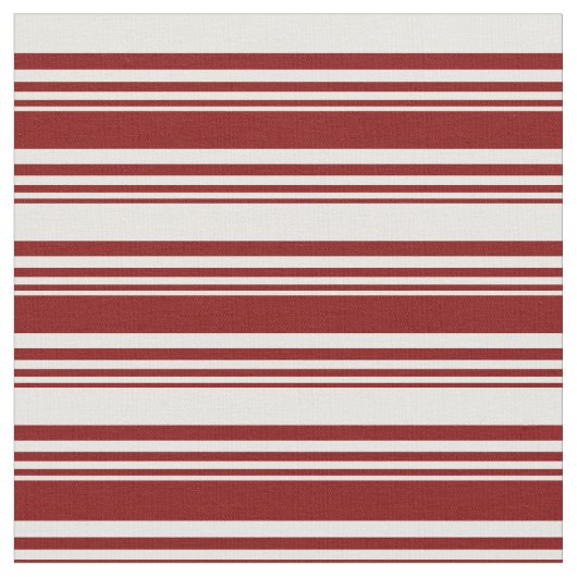 Maroon & White Muster Stoff (Nahaufnahme)