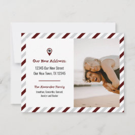 Maroon, wir haben gestreift bewegtes Foto