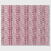 Maroon Zickzack Ordner Geschenkpapier (Flach)