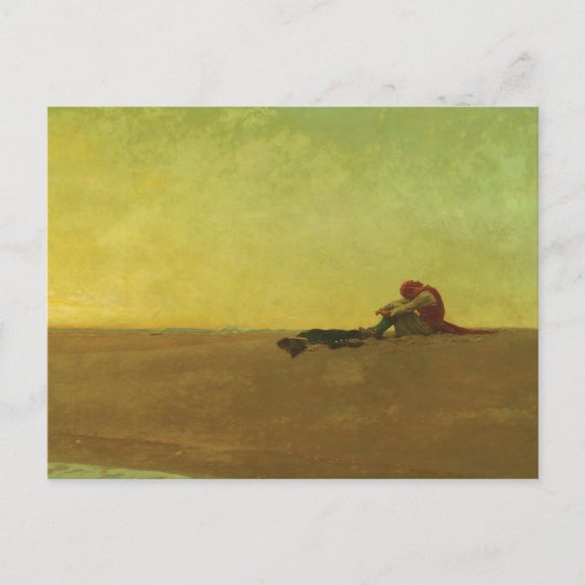 Marooned by Howard Pyle Fine Art Postkarte (Vorderseite)