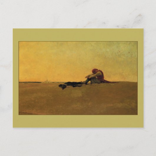 Marooned by Howard Pyle Postkarte (Vorderseite)