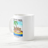 Marooned on Dessinsel Funny T-Shirts & Geschenke Kaffeetasse (Vorderseite Links)
