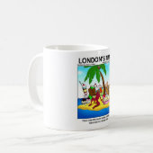 Marooned on Dessinsel Funny T-Shirts & Geschenke Kaffeetasse (Vorderseite Links)