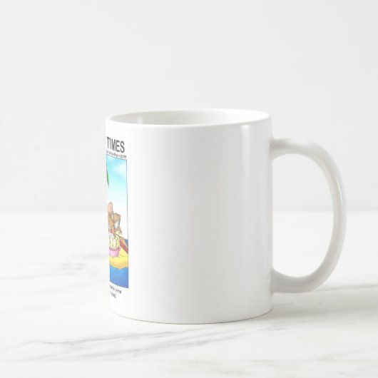 Marooned on Dessinsel Funny T-Shirts & Geschenke Kaffeetasse (Rechts)