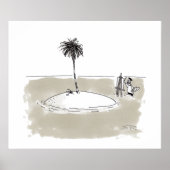 Marooned Painter Gloss Poster (Vorne)