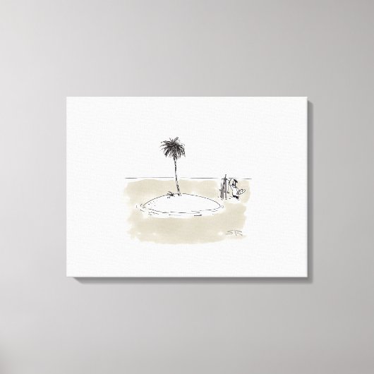 Marooned Painter Leinwanddruck (Vorderseite)