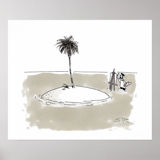 Marooned Painter value matte poster (Vorne)