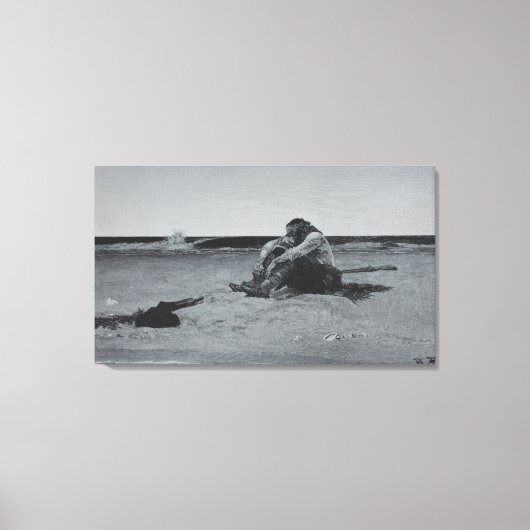 Marooned Pirate Leinwanddruck (Vorderseite)