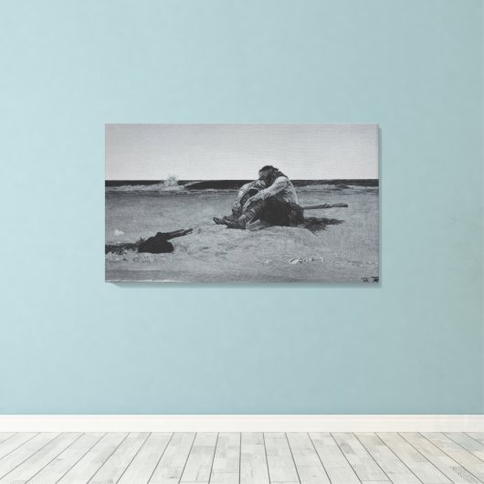 Marooned Pirate Leinwanddruck (Insitu (Holzboden))
