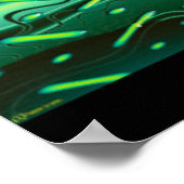 Marooned Symetric 3D Fraktal Poster (Ecke)