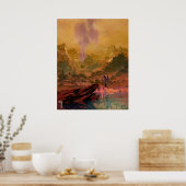 Marooned Version 2.0 (22" x 28") Art Print Poster (Küche)