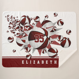 Marosport-Zimmer Mädchen Basketball-Stars Sherpadecke