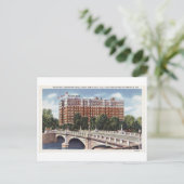 Marott Hotel Indianapolis Indiana Vintag Postkarte (Stehend Vorderseite)