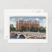 Marott Hotel Indianapolis Indiana Vintag Postkarte (Vorne/Hinten)