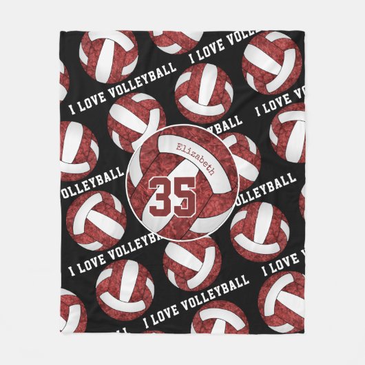 Marowhite I Liebe Volleyballmärchen Fleecedecke (Vorderseite)