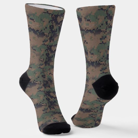 MarPat Camouflage Militärisches Muster Socken (Gewinkelt)