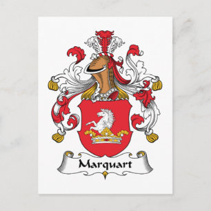 Marquart Familienwappen Postkarte