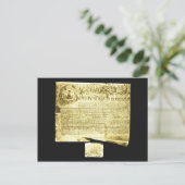 Marque-Brief für einen Liverpool-Skipper Postkarte (Stehend Vorderseite)