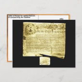 Marque-Brief für einen Liverpool-Skipper Postkarte (Vorne/Hinten)