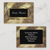 Marquea Baxter erstklassiges berufliches Visitenkarte (Vorne/Hinten)