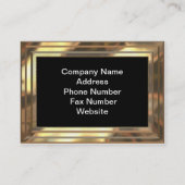 Marquea Baxter erstklassiges berufliches Visitenkarte (Rückseite)