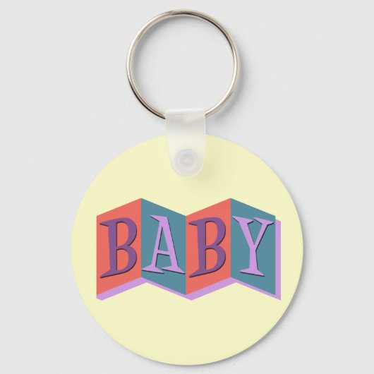 Marquee Baby Schlüsselanhänger (Vorderseite)