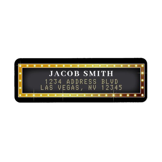 Marquee Black & Gold (Vorne)