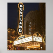 Marquee des Auditoriums Arlene Schnitzer Poster (Vorne)