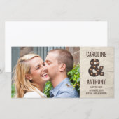 Marquee-Et-Zeichen Save The Date Fotokarten (Vorne/Hinten)