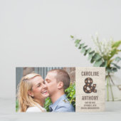 Marquee-Et-Zeichen Save The Date Fotokarten (Stehend Vorderseite)