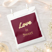 Marquee Lights Gefallen Bag - Marsala Geschenktütchen (Ausgeschnitten)